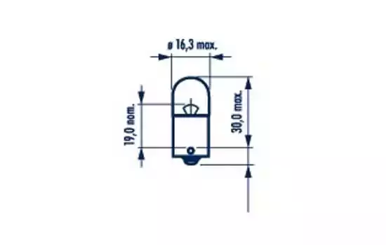 Лампа 12V R10W 10W NARVA Standard 1 шт. картон 17311