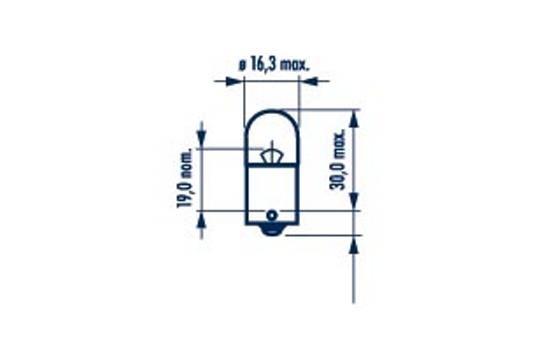 Лампа 12V R5W 5W NARVA Standard 1 шт. картон 17171NVACP