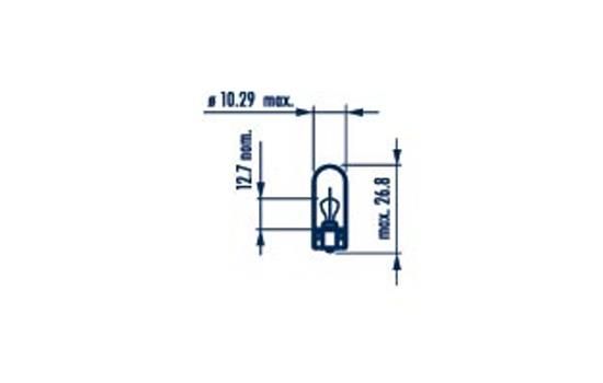 Лампа 12V WY5W 5W NARVA Standard 1 шт. картон 17169