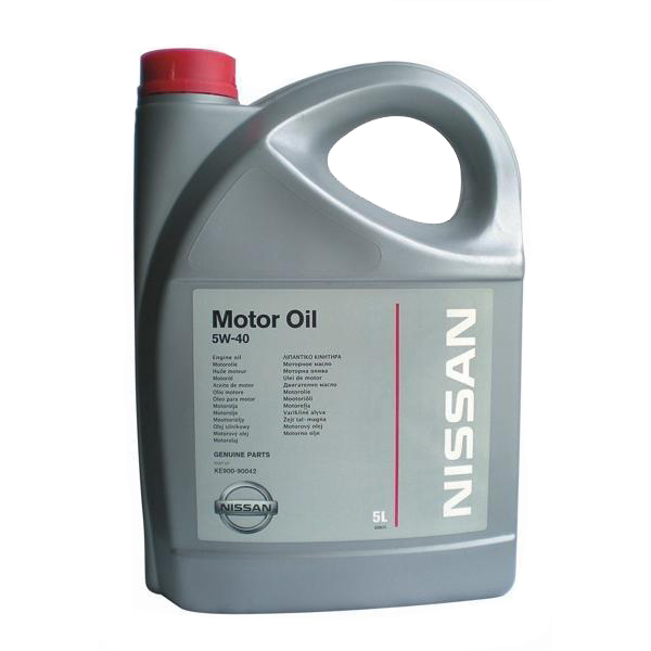 Масло моторное NISSAN Motor Oil 5W-40 синтетическое 5 л KE900-90042R