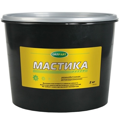 Мастика резинобитумная 2,1кг OILRIGHT 6101