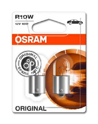 Лампа 12V 10W BA15s OSRAM ORIGINAL LINE 2 шт. блистер 5008-02B