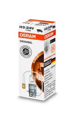 Лампа 24V H3 70W PK22s OSRAM ORIGINAL LINE 1 шт. картон 64156