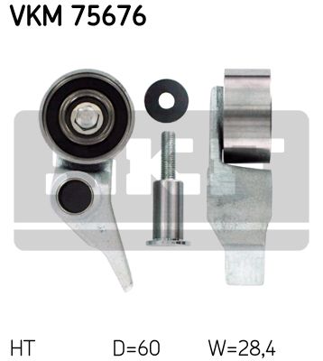 Ролик натяжителя ремня ГРМ SKF VKM 75676