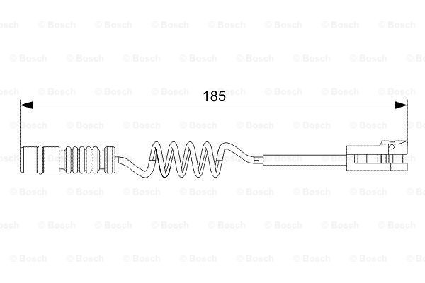 Датчик износа колодок BOSCH 1 987 473 007