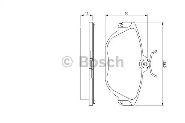 К-кт колодок дисковых VOLVO 740 83-92, 760 84-92, 940 90-95, 940 II 94-98, 960 90-94, 960 II 94-96, 0986424016