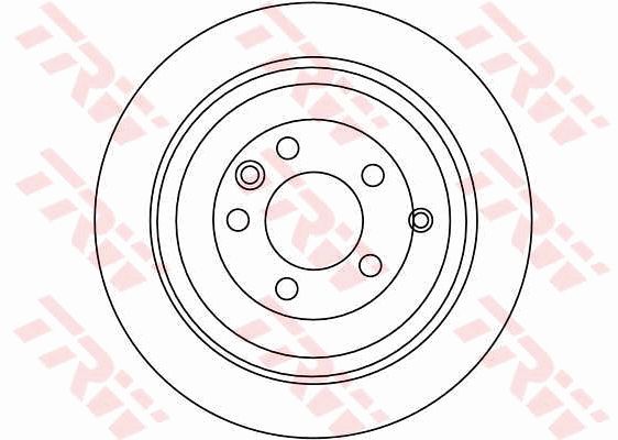Диск тормозной задний TRW DF4342S