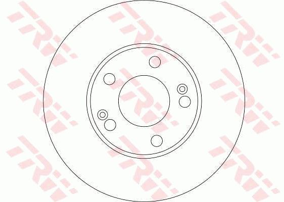 Диск тормозной передний TRW DF4291