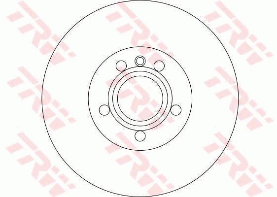 Диск тормозной передний TRW DF4323
