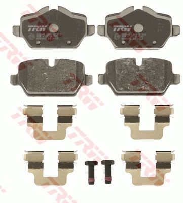 Колодки задние BMW E81/Е82/E87/E90/Е91/Е92/Е93/F20 MINI R60/R61 TRW GDB1612