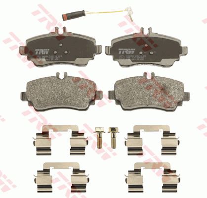 Колодки тормозные передние TRW GDB1480