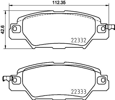 Колодки задние MAZDA CX-5 2011-> BREMBO P49053