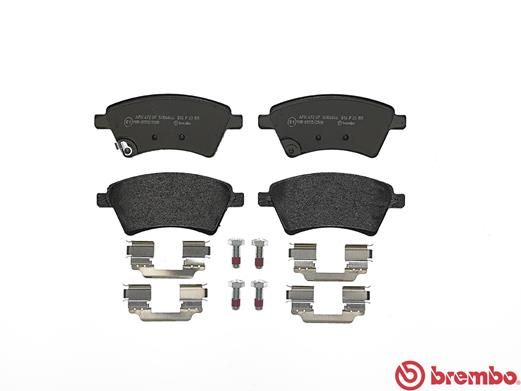 Колодки тормозные передние BREMBO P23105