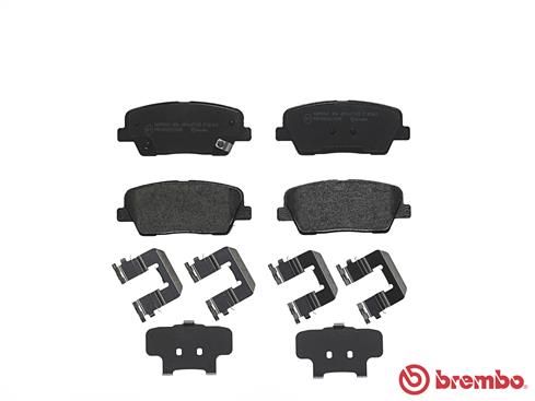 Колодки тормозные hyundai santa fe (cm) 2.2d 09/kia sorento (xm) 09 задние BREMBO P30063