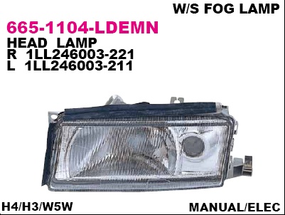 Фара l DEPO 665-1104L-LDEMN