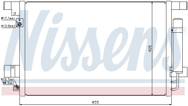 Радиатор кондиционера NISSENS 940029