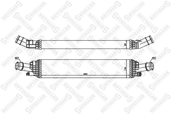 10-40184-SX_интеркулер!\ Audi Q5 2.0TFSi/2.0TDi 08>