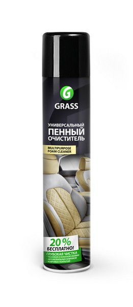 112117_очиститель пенный универсальный! 'Multipurpose Foam Cleaner' (аэрозоль 750 мл)\