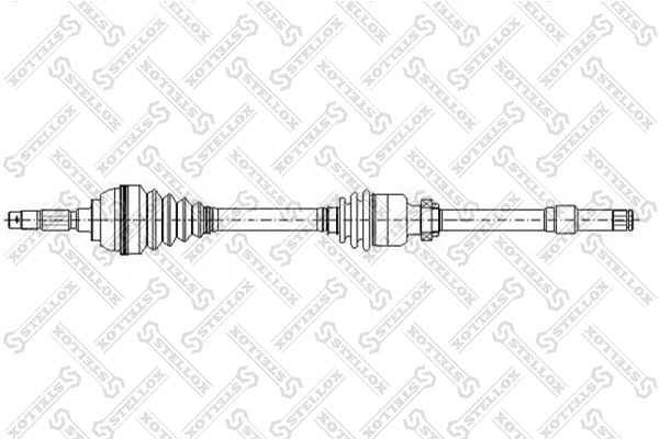 158 1772-SX_привод передний правый! 994mm, 24149\ BMW E53 all 01>