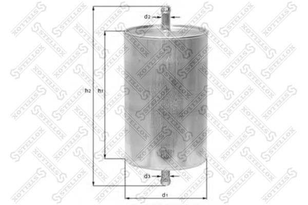 21-00079-SX_фильтр топливный!\ Audi A4/A6/S4/TT 98>, VW Bora/Golf/NewBeetle/T5 1.4-3.2 97>