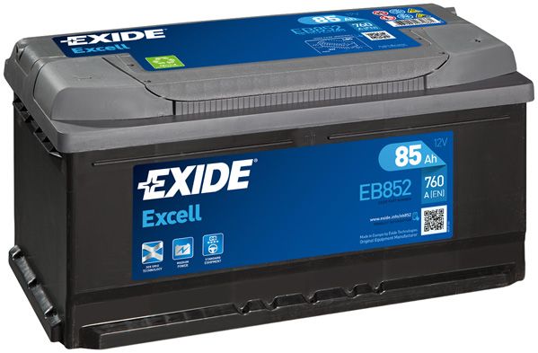 EXIDE EB852 EXCELL_аккумуляторная батарея! 19.5/17.9 евро 85Ah 760A 353/175/175\