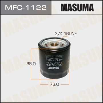 MFC-1122_фильтр масляный! H85 D76 3/4-16 \Toyota