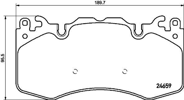 P44023_колодки дисковые передние!\ Land Rover Discovery/RR/RR Sport 5.0 V8/3.0TD 09>