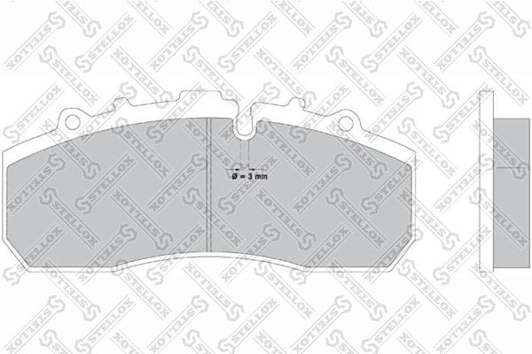 85-11413-SX_колодки дисковые !29 042 30mm с полн. р/к \MB Actros, AtegoII, Scania, KAMAZ 5490