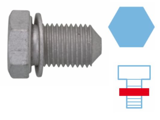 220061H_пробка поддона !M14x1,5mm\ Audi A4/A6/A8, VW Passat/Polo/Bora 96>