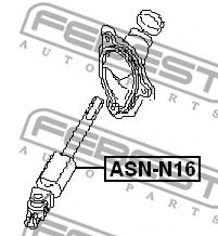 ASNN16_вал карданный рулевой нижний!\ Nissan Almera N16 01-05