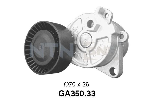 GA350.33_ролик натяжной ремня генератора!\ BMW E36/E46/E39/E34/E38 2.0i-2.8i 90-00