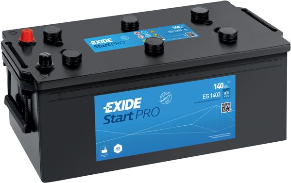 EXIDE EG1403_аккумулятор! 140Ah 800A +слева StartPRO 513/189/223 B0\