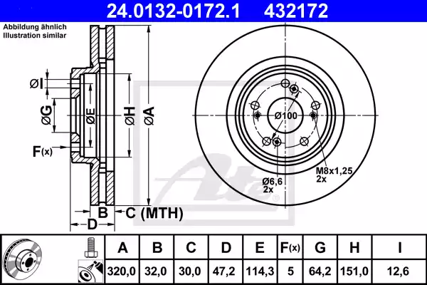 24.0132-0172.1_диск тормозной передний!\ Honda Accord 2.0-2.4i/D 08>