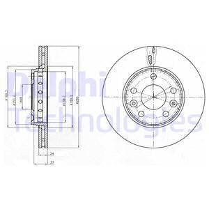 BG4265_диск тормозной передний!\ Renault Laguna/Megane/Scenic 1.4/1.5dCi/1.6/1.6dCi/1.9dCi 07>