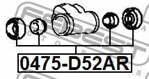 0475D52AR_рем.к-т торм.цил.!\ Mitsubishi Colt/Lancer/Space Wagon diam.19