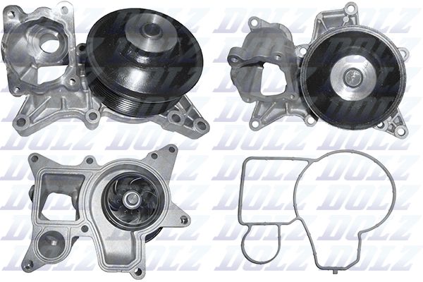 B-237_помпа!\ BMW F07/F10/F11/E70/E71/E72 2.5-4.0d 09>