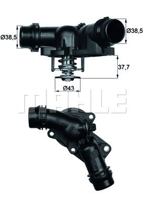 TM 13 97_термостат!\ BMW E39/E46/E60/E65/E66/X3/Z3/Z4 2.0-3.0 98>