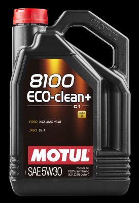 Motul 5W30 (5L) 8100 Eco-clean+_масло моторное ! \ API: SM/CF ACEA A5/B5/C1 (синт.)