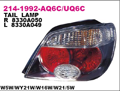 214-1992L-UQ6C_фонарь задний левый!\ Mitsubishi Outlander 03-08