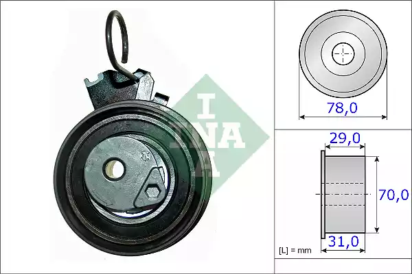 531 0532 10_ролик грм! 78/70x31/29\ KIA Sportage 2.0 04>