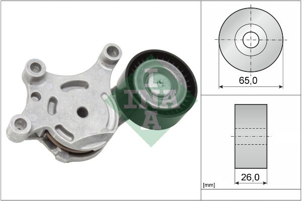 534 0075 20_ролик натяжной!\ Peugeot 206/307, Citroen C3 1.4HDi 02>