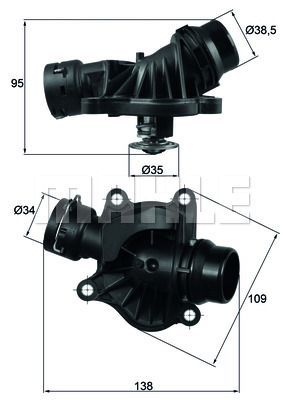 TI23488_термостат!\BMW E46/E60/X3/X5 2.0D-3.0D 01>