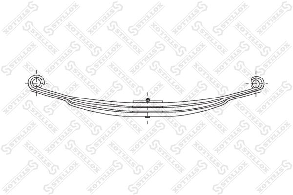 84-55603-SX_рессора 2-ух лист !перед. 2/32x90x70 910+910 D28/D28 \Scania 93/94/113/114/124/143/144