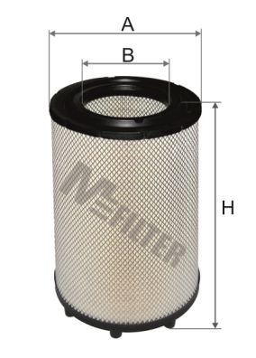 A8002_фильтр воздушный! с ножками H526 D303 d167\ Omn Scania 94/114/124/144/164/F94