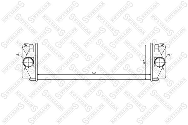 10-40206-SX_интеркулер!\ MB Sprinter 2.2CDi 06>