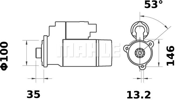 MS 286_стартер! 24V 5.5kW 10Z CR F110\ BELARUS, ZIL, MMZ, KRAMER