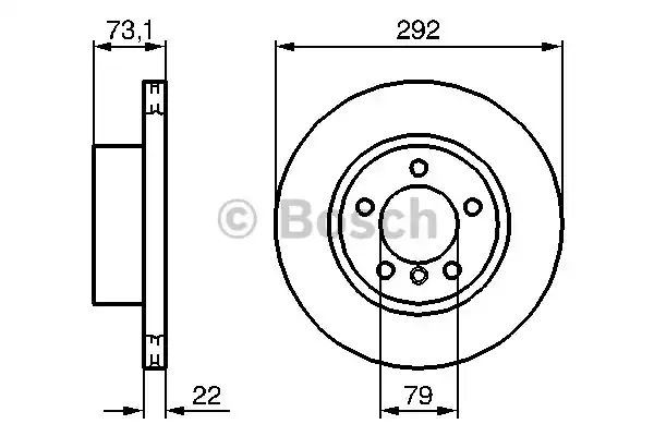 0 986 479 214_диск тормозной передний!\ BMW E87/E90/E91 2.0/2.0D M47/N42/N46 04>