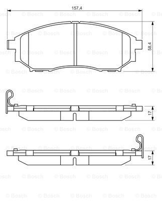 0 986 494 295_!колодки дисковые п.\ Nissan Murano/Qashqai, Renault Koleos 2.0-3.5/2.0dCi 08>