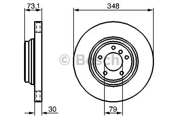 0 986 479 265_диск тормозной передний!\ BMW E90 320/325 1.6i/1.8i/2.0i/2.5xi/2.0d 05>