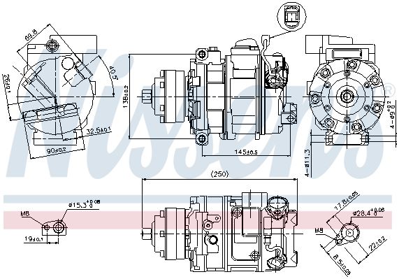 NS89418_компрессор кондиционера!\ Audi Q7 4.2 FSI 06>